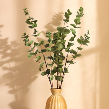 Faux Green Eucalyptus Stick, Set of 3 (80cm)