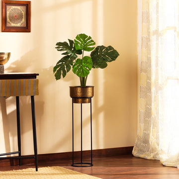 Faux Monstera Plant, 2 Feet