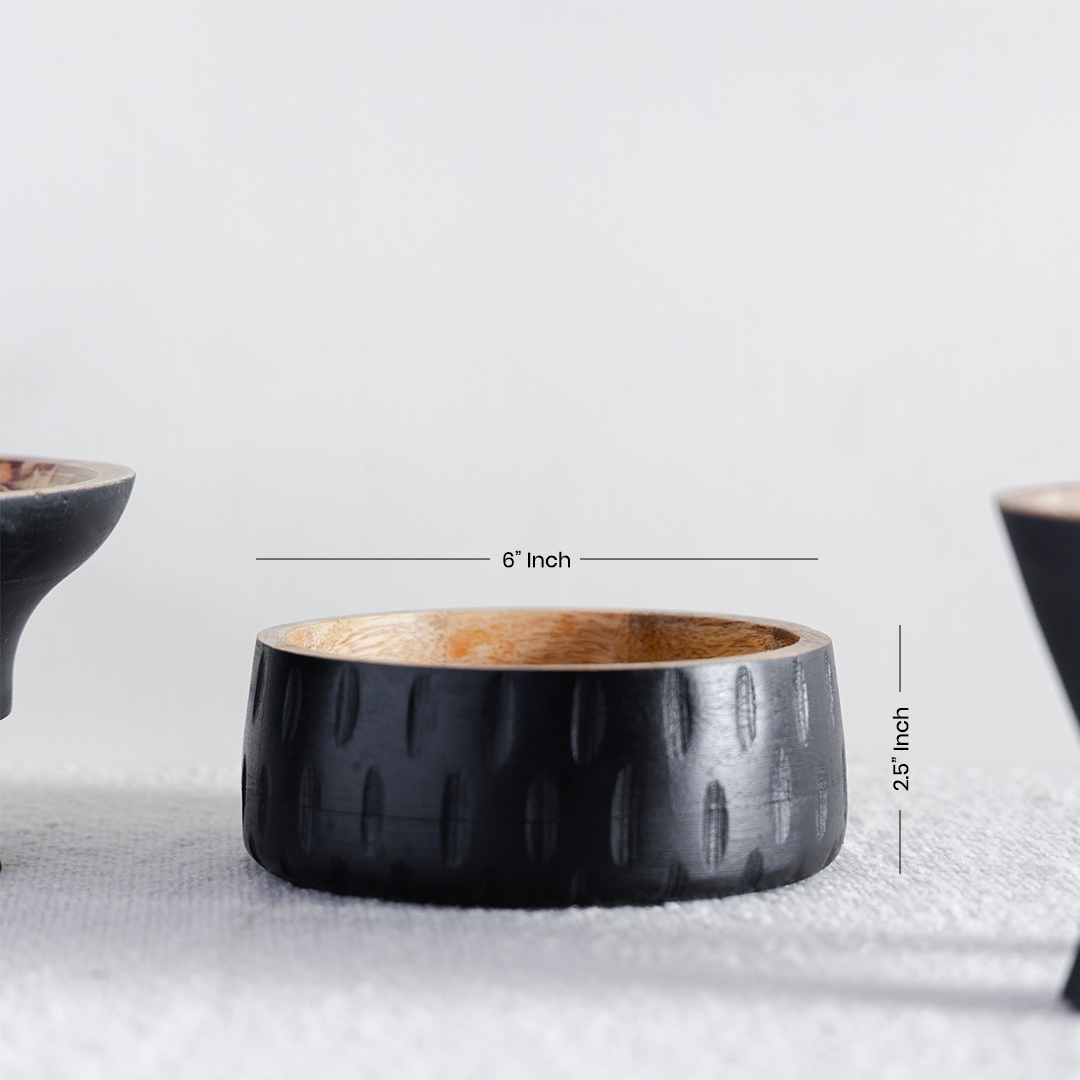 Onyx Infusion Serving Bowl - Mango Wood