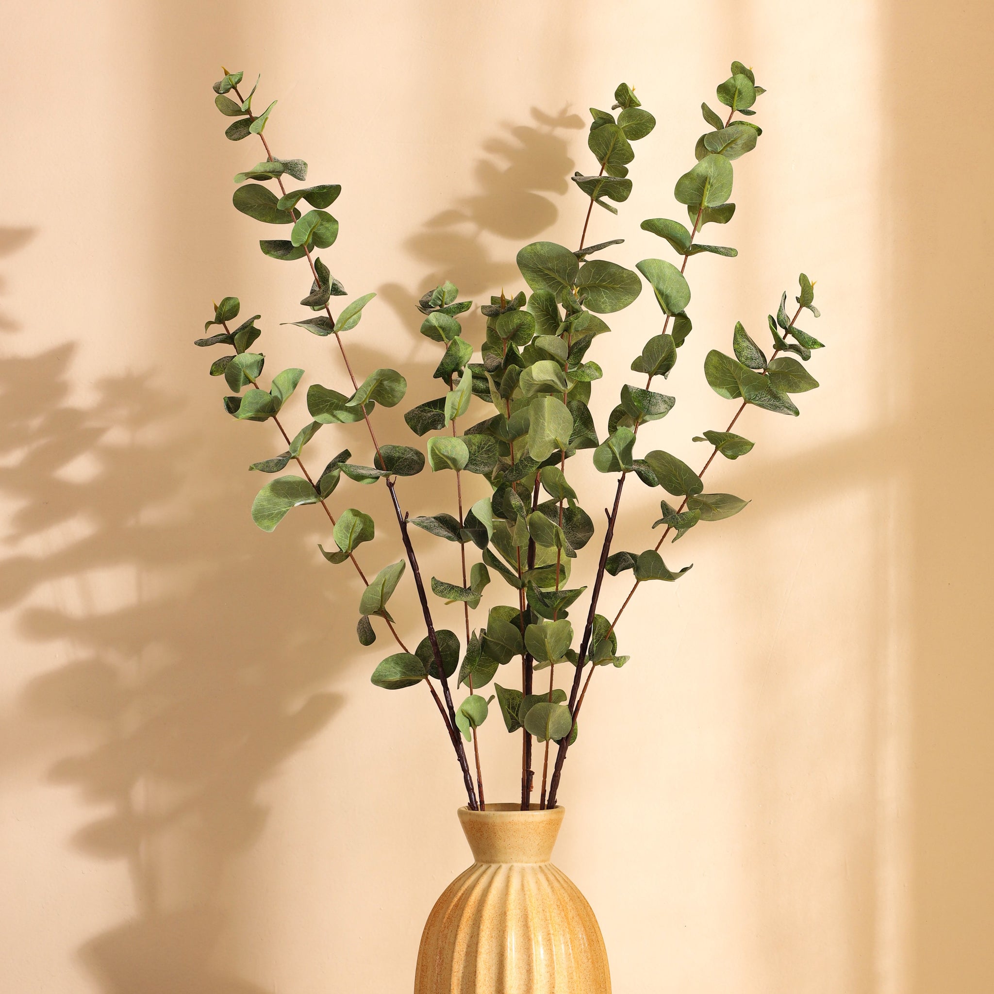 Faux Green Eucalyptus Stick, Set of 3 (80cm)