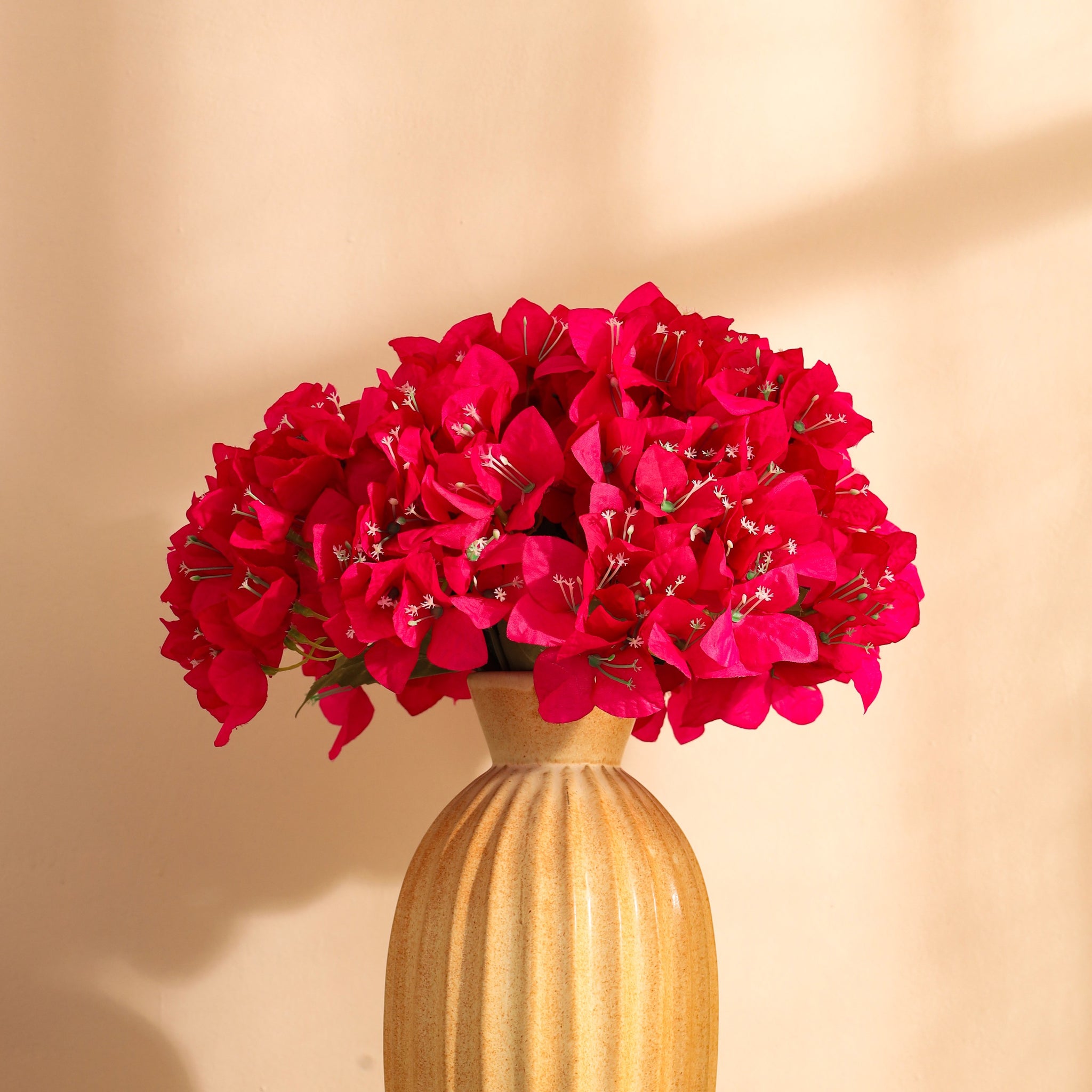 Pink Bougainvillea Faux Bouquet, Set of 2 (48cm)