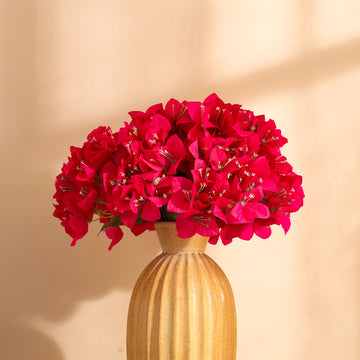 Pink Bougainvillea Faux Bouquet, Set of 2 (48cm)