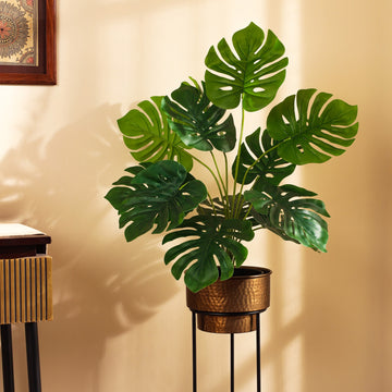 Faux Monstera Plant, 2 Feet (Model B)