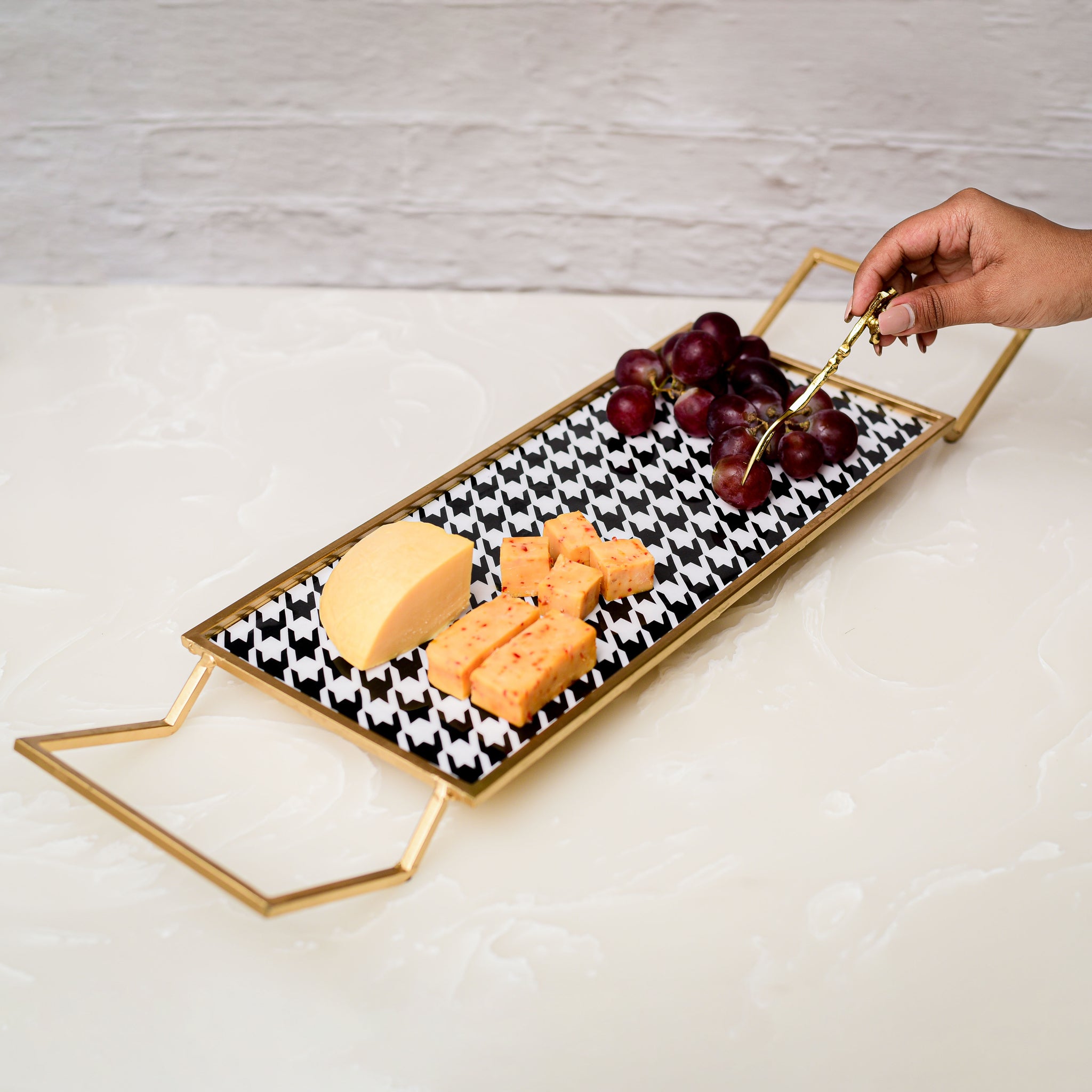 Serai Serving Tray - Gold