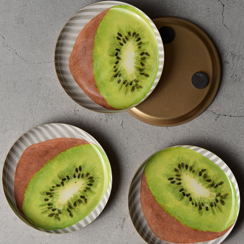 Kiwi Slice Coasters