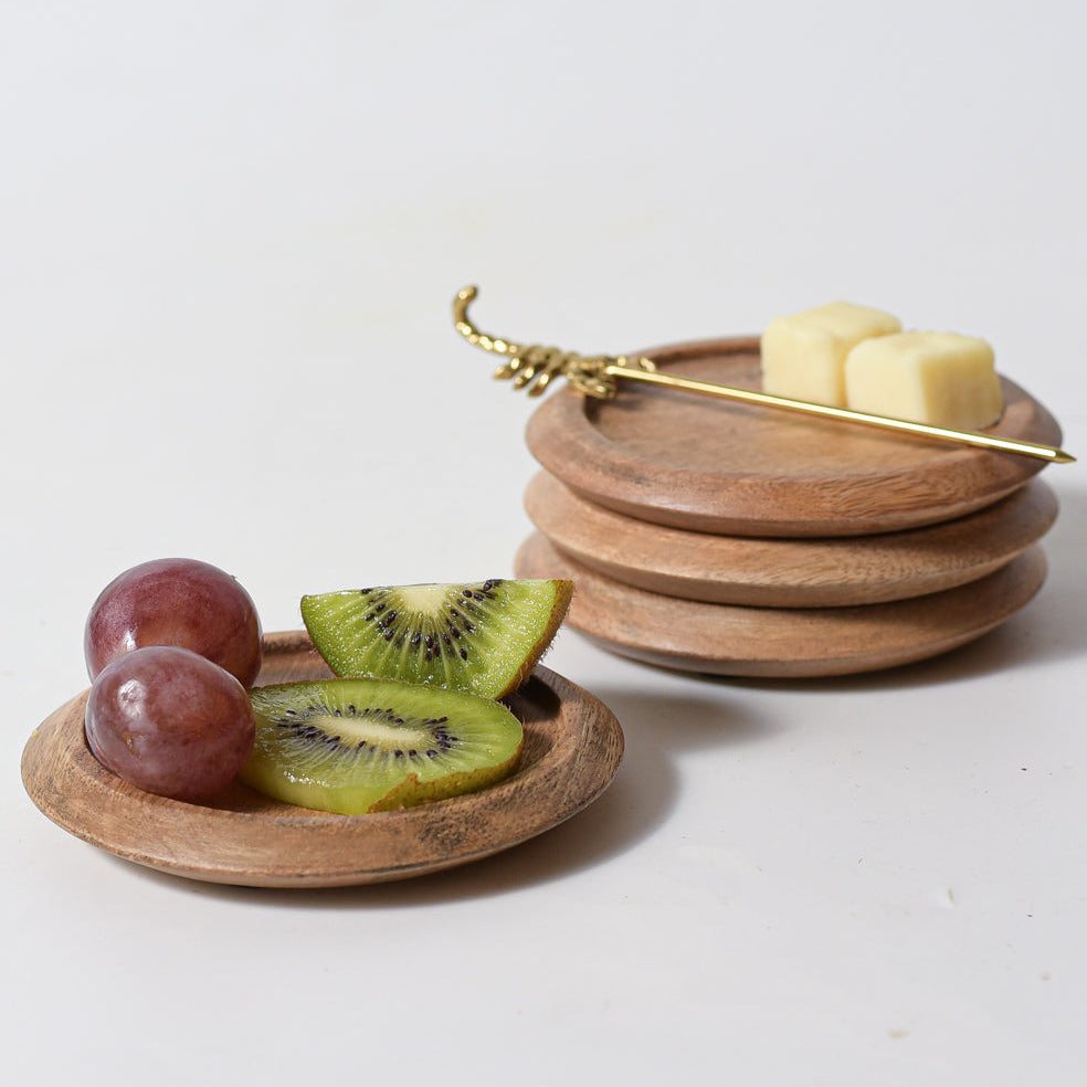 Natural Mango Wood Coasters
